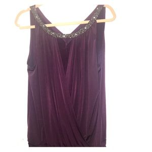 NWOT Beautiful plum top
